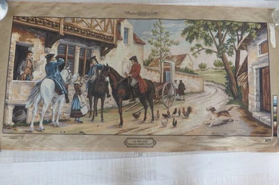 Canevas et tapisseries à broder le relais d'après Narudalt - Photo 1/4