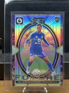 2024-25 Panini Select EPL - Future Bilal El Khannouss #19 Silver Prizm RC - Picture 1 of 3