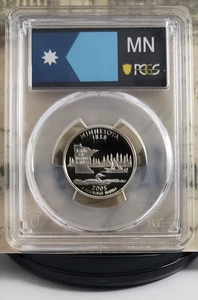 Etiqueta estatal 2005-S - Cuarto de plata - Minnesota - PCGS PR70DCAM - ¡Bonito! 1596 - Imagen 1 de 6