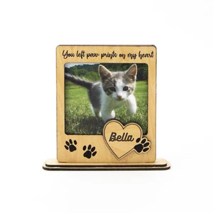 3D Personalized Pet Memorial Portrait Frame, Dog Photo Frame, Cat Photo Frame - Picture 1 of 5