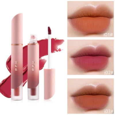 Chocolate Lip Tint Lip Gloss Liquid Lipstick Lip Makeup Matte Velvet Waterpro ♪ - Image 1 of 4