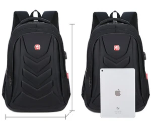 Men's USB Charging Waterproof Laptop Backpack - Picture 1 of 5