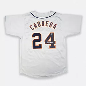 Miguel Cabrera Detroit Tigers Signed Autographed Pro Style Grey Jersey JSA - Picture 1 of 2