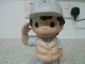 Seltene Precious Moments - Enesco 1999 "Proud To Be American" Küstenwache Figur - Bild 1 von 8