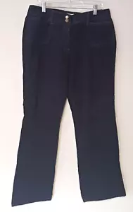 Cato Fashion dunkelmarineblaue Cordjeans für Damen Größe 14 Bootcut - Bild 1 von 10