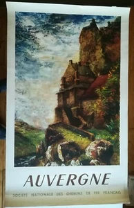 Affiche - SNCF - AUVERGNE - 1947 - IMP PERCEVAL- Conrad - Picture 1 of 1