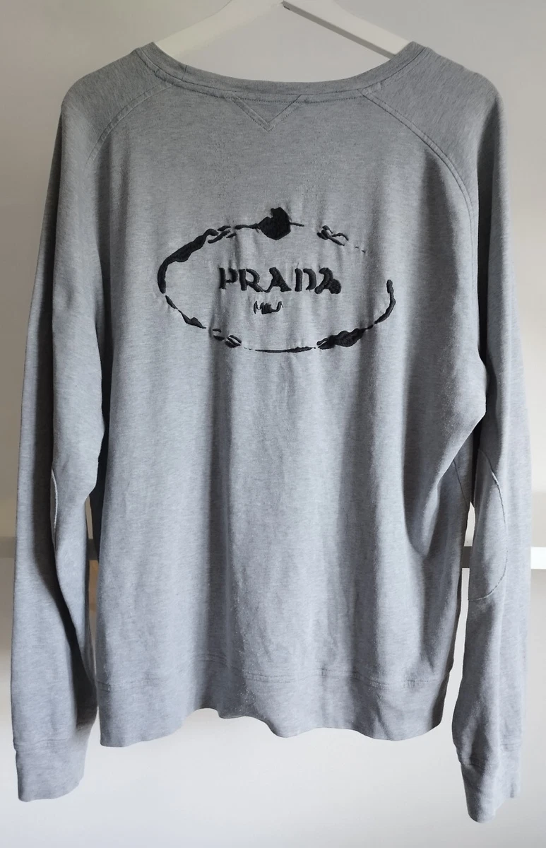 トップス 2006 PRADA graphic long sleeve T shirt PRADA Long Sleeve