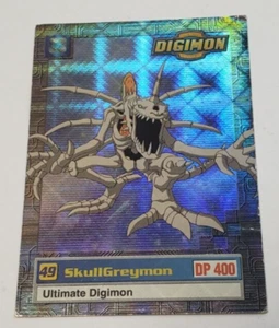 Skullgreymon #49 Ultimate Digimon Trading Card Game Vintage Rare Bandai 2000 - Picture 1 of 8