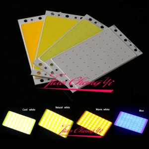 Warm White Blue 15W 94X50MM 9450 COB LED Panel Strip Lights DC12-24V DIY lamps - Picture 1 of 5