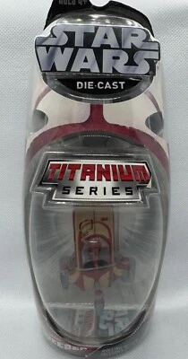 Star Wars Diecast Titanium Series LANDSPEEDER New Rolling Action With Stand - Image 1 of 4