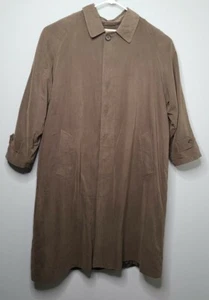 NAUTICA Men's Trench Coat Removable Liner Size 48R Olive green - Picture 1 of 12