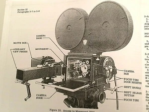 35mm MITCHELL MOVIE CAMERA SOUND (NC)& STUDIO (BNC) PHOTOCOPY "VINTAGE" HANDBOOK - Picture 1 of 12