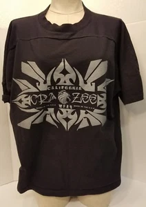 California Crazee Wear Unisex Vintage 80s 90s Baggy Skater Workout T-Shirt Top - Picture 1 of 5