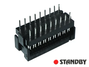 1pc AMP/TE CONNECTIVITY 746613-4, PLUG IDC, DIL 18 WAY, 0.1"x0.3" (2.54x7.62mm) - Imagen 1 de 2