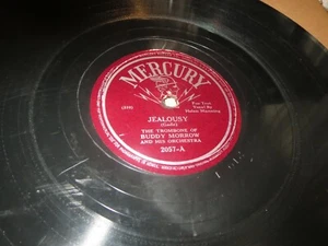 78RPM Mercury 2057 Buddy Morrow, v- Helen Manning, Jealousy V V+ / Lullaby V+ - Bild 1 von 6