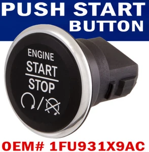 Engine Push Start Stop OEM Ignition Switch Button for Jeep Dodge Chrysler NEW - Picture 1 of 9