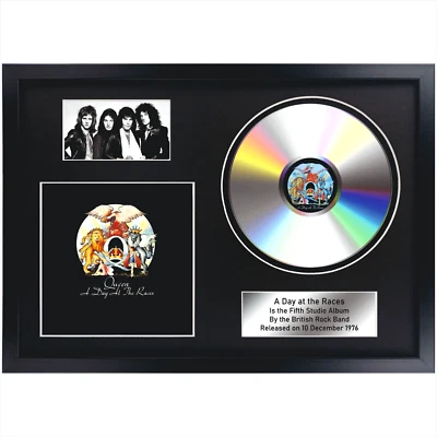 Queen – A Day At The Races  / Memorabilia / CD / Souvenir in black frame / Rock - Image 1 of 4