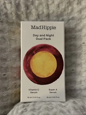 Paquete doble día y noche vitamina C y súper A suero cuidado de la piel salud y belleza otoño Foto 1 de 2