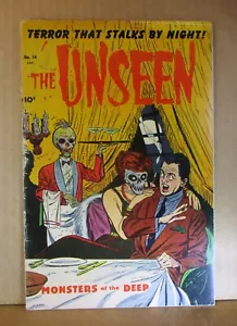 Unseen 14 Classic Skeleton Embrace! 1954 Horror Standard Comics Zombies Meerjungfrauen - Bild 1 von 11