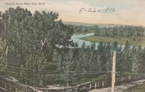 Tongue River - Miles City, Montana - litografía sin publicar - Imagen 1 de 3