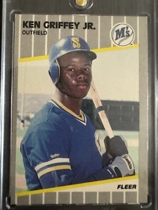 💥Ken Griffey Jr ROOKIE ⚾️1989 Fleer #548 RC Seattle Mariners - Bild 1 von 4