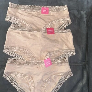 3 Pair Inner Self Ladies Panties. Size Small Hipster. Beige. New With Tags - Picture 1 of 6