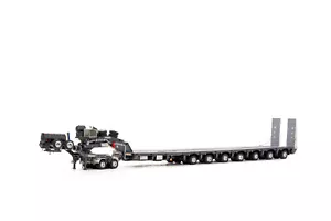 Drake ZT09077 Drake 7x8 Steerable Trailer with 2x8 Dolly Gunmetal Grey 1:50 - Picture 1 of 8