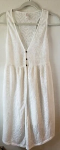 Xhilaration Light Weight Sleeveless Duster, Cream/White. Size S/P - Picture 1 of 8