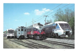 Asea Brown Boveri Locomotive Trains ABB - Elmira Heights, New York Postcard - Picture 1 of 2