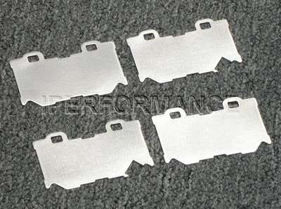 Titanium Brake Heat Shield Set Notched for infiniti QX70 2014; 5.0 V8 4P Rear - Изображение 1 из 3