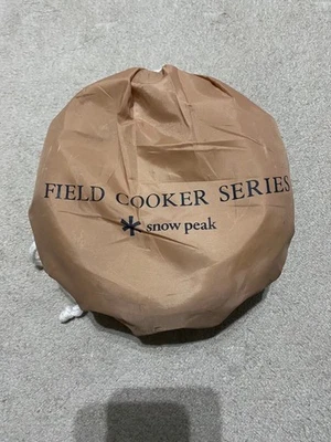 Juego de utensilios de cocina de acero inoxidable descontinuado serie Snow Peak Field Cooker con bolsa Japón Foto 1 de 4