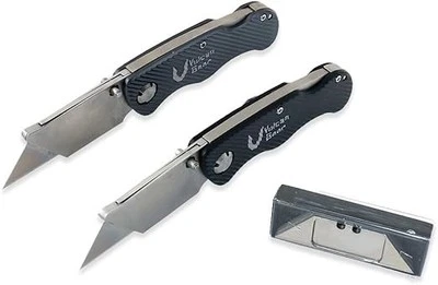 2er Set Vulcan Gear Allzweckmesser Teppichmesser Set mit 10 zusätzlichen Klingen enthalten - Bild 1 von 4
