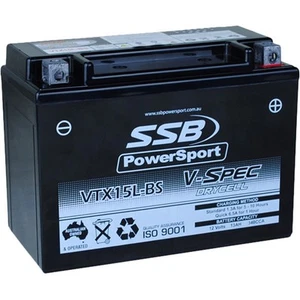SSB VTX15L-BS 12V SSB V-Spec High Performance AGM Battery - Picture 1 of 1