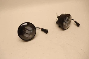 2017-2022 JEEP WRANGLER LEFT & RIGHT BUMPER FOG LIGHT LAMPS PAIR AFTERMAARKET - Picture 1 of 13