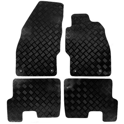 Fits Vauxhall Corsa D & E Car Mats Tailored Rubber 2006 to 2019 4pc Floor Set - Image 1 of 4