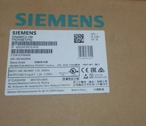 1PCS New 6SL3 210-5FE10-4UF0 SIEMENS Servo Driver 6SL3210-5FE10-4UF0 FREE SHIP - Picture 1 of 2