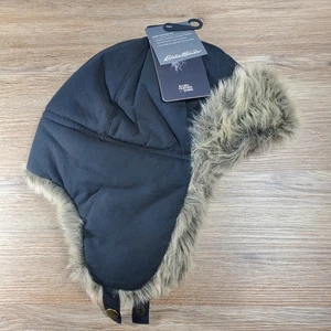 Eddie Bauer Trapper Black NWT Allied Feather Down 650 Adult Adult S/M - Picture 1 of 12