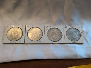 Lot Of 4 1880 O Morgan Silver Dollars - Picture 1 of 14