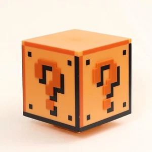 Paladone Nintendo Super Mario Brothers Question Block Light-Up Lamp with Sound - Picture 1 of 7