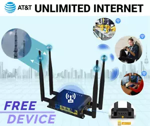 AT&T UNLIMITED DATA for RV's, HOME INTERNET and BUSINESS INTERNET PLAN RENTAL - Picture 1 of 1