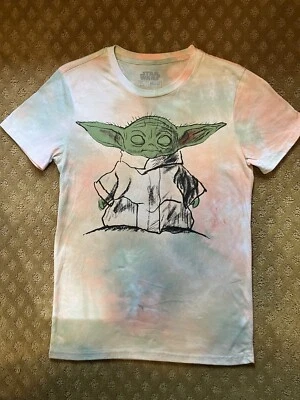 Camiseta De Colección Star Wars Angry Baby Yoda Melocotón Tie Dye Unisex Adulto Talla Pequeña Nueva Sin Etiquetas Foto 1 de 4
