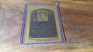 BASEBALL HALL OF FAME: METALLKARTEN: GANSGOSLIN - Bild 1 von 3