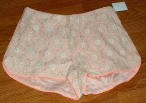 *MIN SHORTS TALLA S - M SALMÓN ENCAJE MINI FORRADO NUEVO CON ETIQUETAS - Imagen 1 de 1