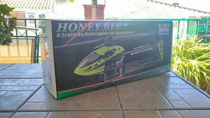 E-Sky Honeybee 2 Helicopter 2,4Gh New red 11.1v - Imagen 1 de 4