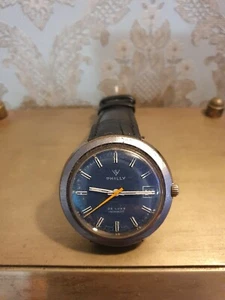 vintage S PHILLY deluxe men's watch 17 jewels incabloc Swiss made - Picture 1 of 11
