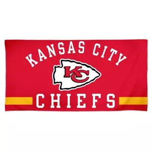 KANSAS CITY CHIEFS 30"X60" SPECTRA BEACH TOWEL NEW WINCRAFT 👀 - Picture 1 of 1