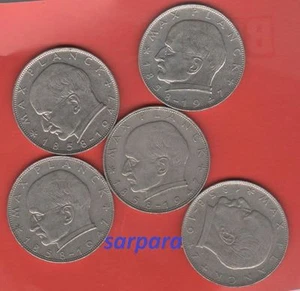 25 x 2 DM Planck 1958 F ----da 5 aste senza spese di spedizione - Foto 1 di 1