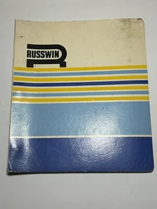 Locksmith RUSSWIN Vintage Architectural Hardware Door Catalog w/ Binder - 1980 - Picture 1 of 10