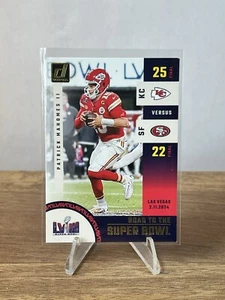 Patrick Mahomes II 2024 Panini Donruss Football Road to the Super Bowl #SBCHAMP - Bild 1 von 2