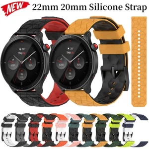 Silicone Sport Band Strap for Samsung Galaxy Watch 3/4/5 41/45mm 42/46 20/22mm - Picture 1 of 70